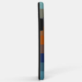 Blue, orange, green, and gray stripes Case-Mate iPhoneケース (裏面/右)