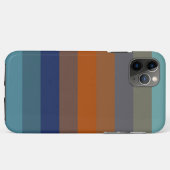 Blue, orange, green, and gray stripes Case-Mate iPhoneケース (裏面(横))