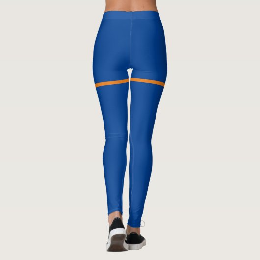Blue & Orange Leggings  レギンス (裏面)