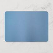 Blue Ornate Floral Detail Enclosure Card エンクロージャーカード (裏面)