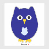 Blue Owl Design シール (シート)