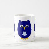Blue Owl Design Personalised コーヒーマグカップ (中央)
