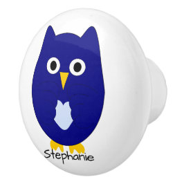Blue Owl Design Personalised セラミックノブ