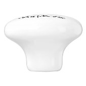 Blue Owl Design Personalised セラミックノブ (側面)