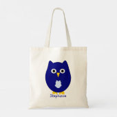 Blue Owl Design Personalised トートバッグ (裏面)