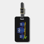 Blue Owls Design  ラゲッジタグ (正面縦)