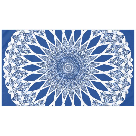 Blue Pacific Tristyns Mandala テーブルクロス (正面(横))