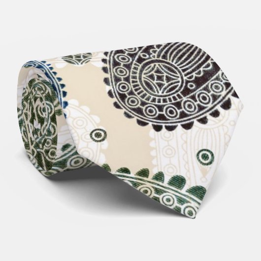 Blue Paisley ネクタイ (ロール)