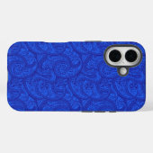 Blue Paisley Case-Mate iPhoneケース (裏面 (横))