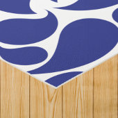 Blue Paisley on White Pattern Yoga Mat ヨガマット