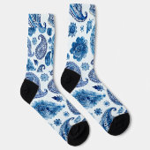 Blue Paisley Socks for Women ソックス (右)