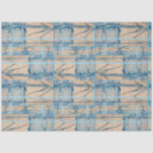 Blue palm tissue paper 薄葉紙 (正面)