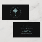 Blue Palm Treeロゴ名刺 名刺 (正面/裏面)