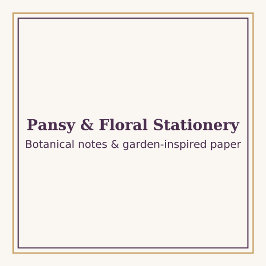 Blue Pansy Floral Notebook | Elegant Botanical Jou ノートブック