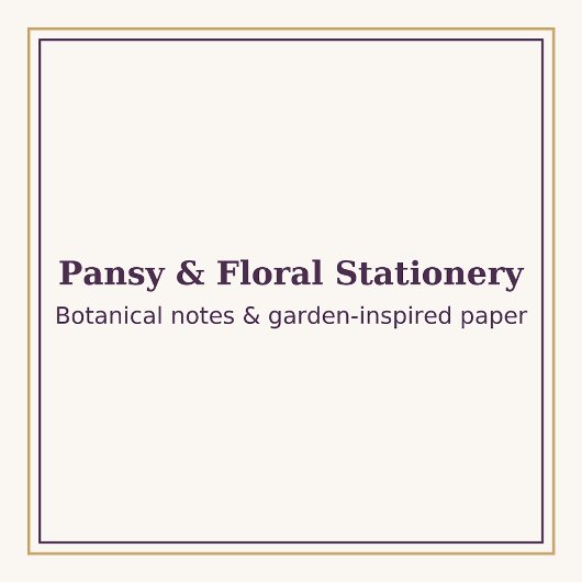 Blue Pansy Floral Notebook | Elegant Botanical Jou ノートブック