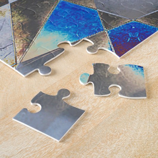 Blue Parquet ジグソーパズル (側面)