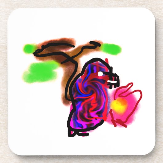 Blue parrot  コースター (正面)