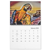 Blue Parrot Books 2026 Calendar カレンダー (2月 2026)