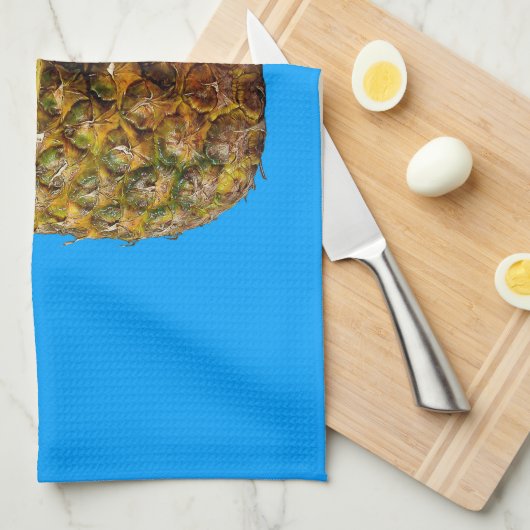 Blue parrot kitchen towel. キッチンタオル (四つ折り)