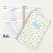 Blue | Pasta Shapes Personalized ノートブック (内側)