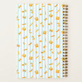 Blue | Pasta Shapes Personalized ノートブック (裏面)
