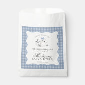 Blue Pastel Little Boo Ghost Baby Shower Dessert フェイバーバッグ (正面)