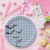 Blue Pastel Little Boo Ghost Birthday Dessert ペーパープレート (パーティー)