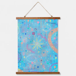 Blue Pastels Dream Abstract  吊り下げ型タペストリー