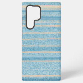 Blue Patchwork Stripe Phone Case Samsung Galaxy S22 Ultraケース