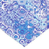 Blue pattern tablecloth for home decor テーブルクロス (アングル)