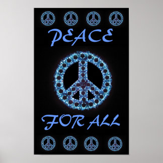 blue peace for all poster ポスター
