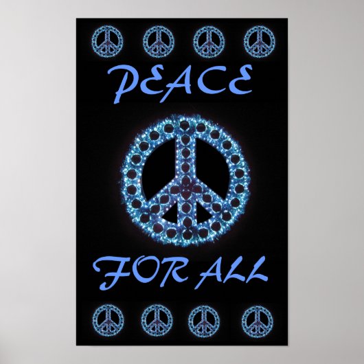 blue peace for all poster ポスター (正面)