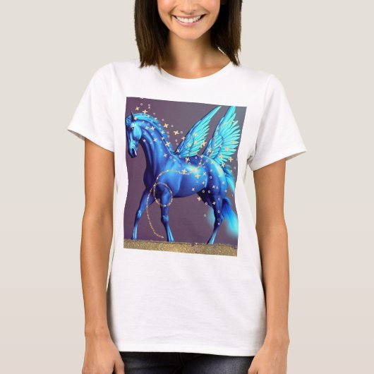 blue pegasso tシャツ (正面)