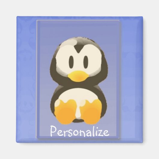 Blue Penguin Magnet マグネット (正面)