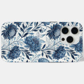 Blue Peony Garden Watercolor Case-Mate iPhoneケース (裏面 (横))