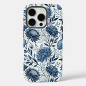 Blue Peony Garden Watercolor Case-Mate iPhoneケース (裏面)