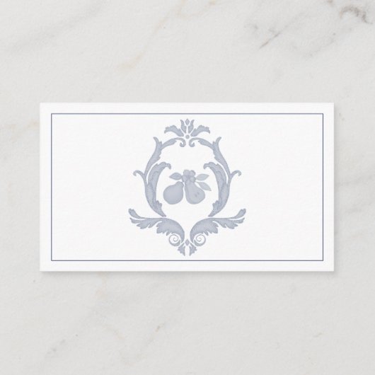 Blue Perfect Pearディスプレイシャワー挿入カード エンクロージャーカード (裏面)