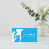 Blue Pet Boutique cat dog bird rabbit fish Vet 名刺 (スタンド正面)