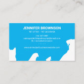 Blue Pet Boutique cat dog bird rabbit fish Vet 名刺 (裏面)
