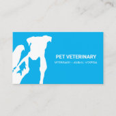 Blue Pet Boutique cat dog bird rabbit fish Vet 名刺 (正面)