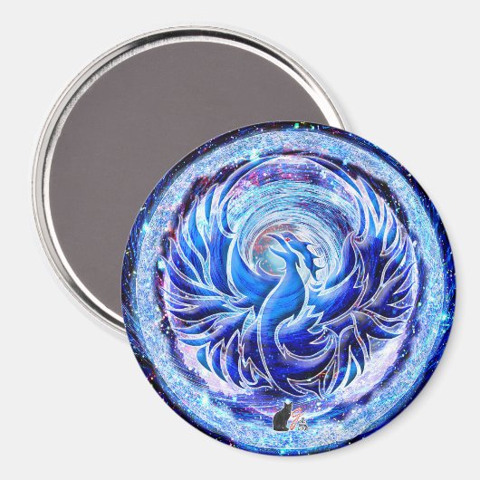 Blue Phoenix マグネット (正面/裏面)
