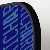 Blue Pickleballパドル(プレイヤー名) ピックルボールラケット (左詳細)