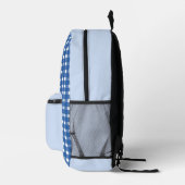 blue picnic backpack プリントバックパック (右)
