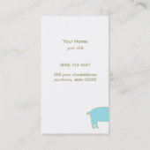 Blue Pig名刺 名刺 (裏面)