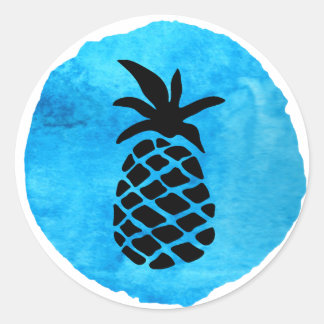 Blue Pineapple ラウンドシール