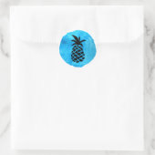 Blue Pineapple ラウンドシール (バッグ)