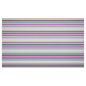 Blue Pink and Sand Stripes ファブリック (ファットクウォーター)