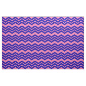 Blue Pink Chevron Zigzag Design  ファブリック (ファットクウォーター)