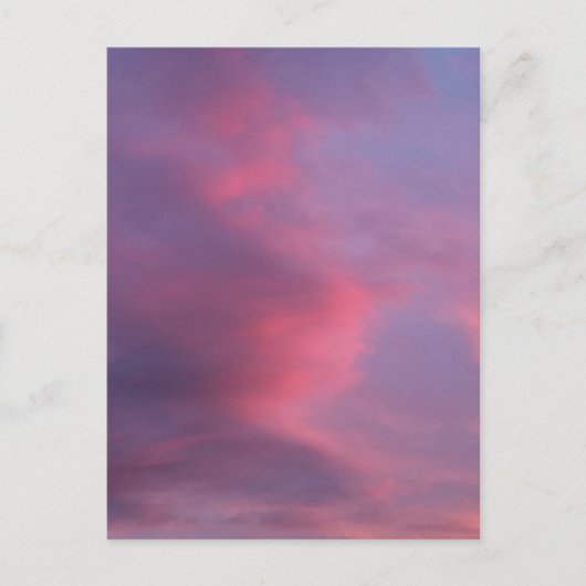 Blue Pink Clouds ポストカード (正面)
