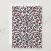 Blue Pink Drawn Safari Two The Zoo 2nd Birthday 招待状 (裏面)